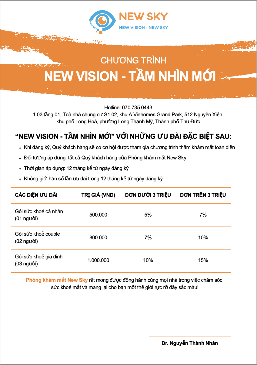 Chương Trình New Vision - Tầm Nhìn Mới